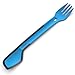 Morsel Spork & Spoon (Blue, Spork)
