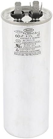 AC 450V 60uF 6 Pin Air Conditioner Polypropylene Film Motor Capacitor