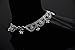 Pair Indian Anklet Jewelry, Ankle Jewelry, Plated Silver Anklet, Foot Chain, Hippie Anklet Faux Diamond Anklet Pair