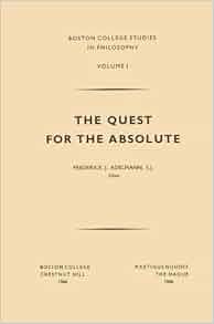 absolute philosophy studies boston college isbn quest volume