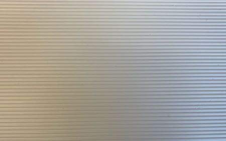 Slater's Plastikard 0437 7mm '0' Gauge White Corrugated Plastic Styrene Sheet