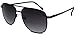Just Chillin', Aviator Bifocal Sunglasses. for Closeup and Distance Vision Outdoors /Black/1.50