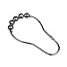 Evelots Glide Shower Curtain Ring Hooks-New Rolling Balls-Nickel-No Rust-Set/12
