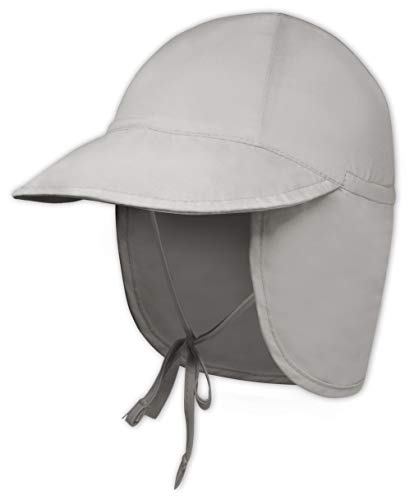 Kids Sun Hat for Boys & Girls - Toddler Beach Bucket Hats with UV Protection - UPF 50 Infant/Baby Flap Swim Cap Gray