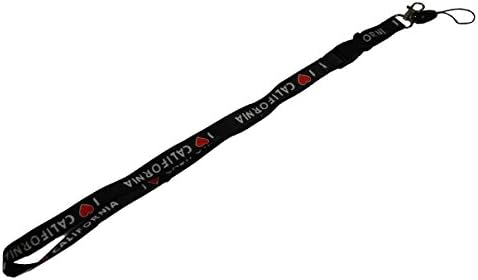 Turpan Keychain Lanyard I Love California