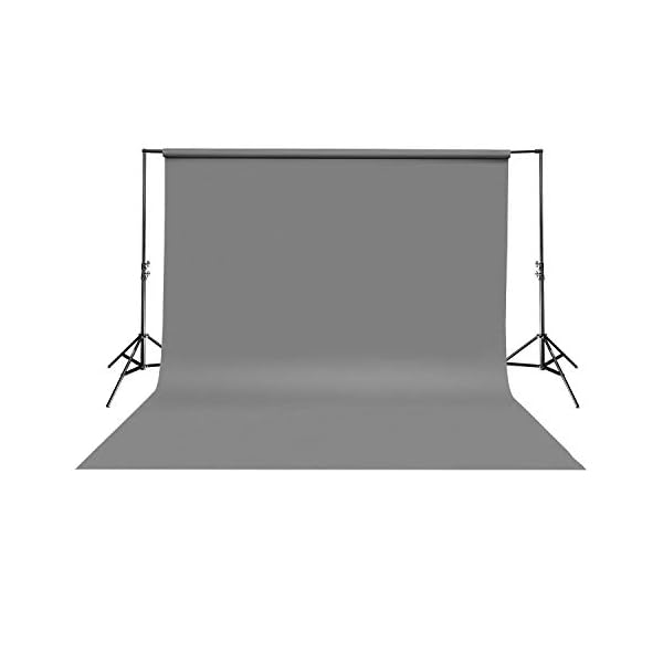 Walimex pro Teleskop Hintergrundsystem L 120-307 cm - stabiles Fotohintergrund System für Studio & Mobil I für… – Bild 3