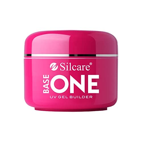 Silcare Gel Base One Violet Thick 50g, clear