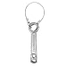 Dixie EMS 5080 Heavy Duty Metal Oxygen Cylinder Wrench/Key with Chain