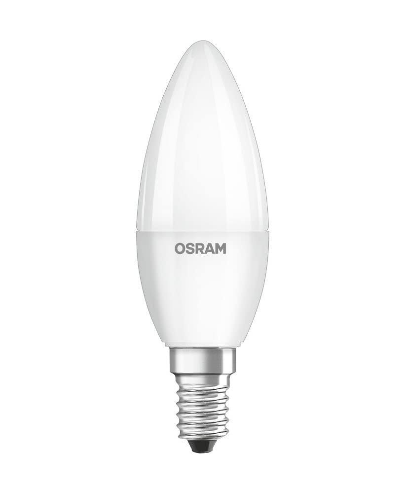Osram Candle Shape Star+ Duo Click Dim Classic B LED Lamp, Plastic, Warm White, E14, 5.5 W