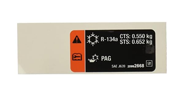 Amazon.com: Genuine GM 20992668 Air Conditioning Refrigerant ...