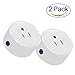 Martin Jerry mini Smart Plug Compatible with Alexa, Smart Home Devices Works with Google Home, No Hub required, Easy installation and App control Smart Switch On / Off / Timing (Model: V01) (2 Pack)