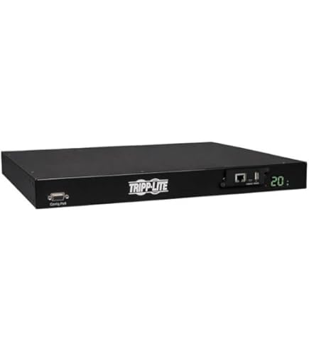 Tripp Lite　Metered PDU　PDUMH15-6　ブラック Single-Phase Metered PDU 120V, 13 5-15R Outlets, 6-ft Cord
