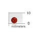 Bling Jewelry Silver Plated Bead Round Dyed Carnelian Gemstone Ball Studs