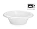[400 Count] Basix Disposable 12 Oz White Plastic Soup Bowls, Microwavable, Great For Events, Home, Office, Wedding, Parties, School, Take Out Or Everyday Use, 4 Packs