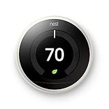 Nest (T3017US 3rd Generation Learning Thermostat - White + 1 Year Extended Warranty