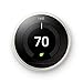 Nest (T3017US 3rd Generation Learning Thermostat - White + 1 Year Extended Warranty