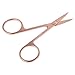 Thobu Stainless Steel Makeup Eyebrow Hair Eyelash Remover Trimmer Scissors Cutter Rose Gold