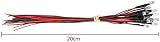 RUNCCI-YUN 50x 5mm Prewired LED 12V 20cm Ultra Bright + Holders Model Railway view 4