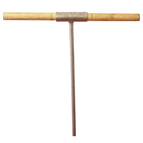 Erdlochbohrer 200 mm DN verzinkt Erdbohrer 20 cm Lochbohrer Handbohrer Pfahlbohrer Gartenbohrer Palisadenbohrer…