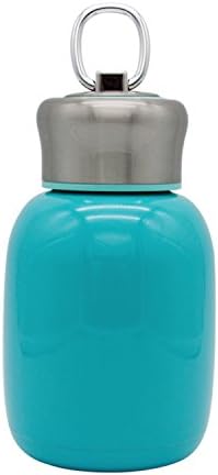 Mini Water Bottle, SENAINS 9.5oz Vacuum Insulated 18/8 Stainless Steel Narrow Mouth Water Bottle-Perfect for Kids, Ladies, Small Size (Blue,280ml)