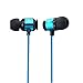 SiKER In-ear Noise-isolating Headphones|Earbuds|Earph-ones with Microphone-Made for iPhone | iPod | iPad | Android Smartphone | Tablets | MP3 Players--12months Warranty (BLUE)