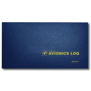 ASA Avionics Logbook (Blue, Soft Cover)