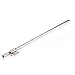 CY-Buity Silver Tone Steel Extending Stainless Durable Metal Fishing Bank Sticks Bankstick Rod 35.2cm Carp Solid
