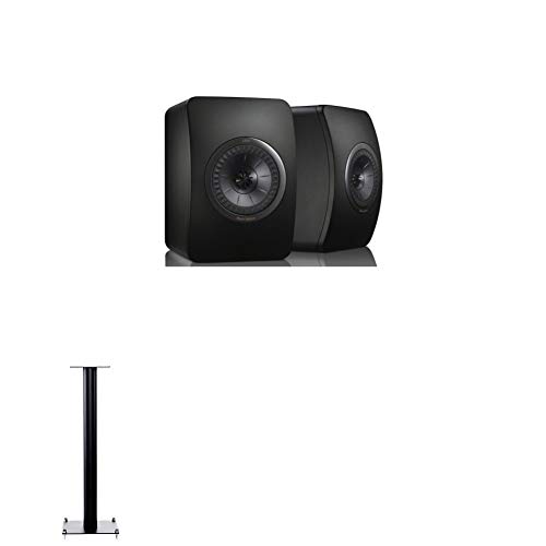 KEF LS50 Special Edition Black Speaker Pair Floorstands in