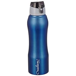Neelam Symbo Stainless Steel Fridge Bottle Sipper Cap Blue Color 750 ml