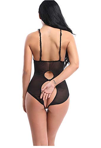 Kwelt-Completi-Intimi-Evelure-Donna-Lace-Lingerie-Esotico-Pizzo-Capestro-Bianco-Prospettiva-Pigiama