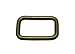 Generic Metal Bronze Rectangle Buckle 1