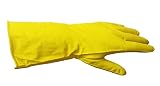 Green Direct Large Latex Rubber Dishwashing Gloves - Kitchen Cooking Gloves - Reusable Cleaning Gloves - Food Service Household Gloves Pack of 6 Pairs (12 Gloves)
