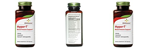LifeSeasons Hyper-T Herbal Blood Pressure Support, 120 Vegicaps - 3 Pack LifeSeasons Hyper-T Herbal Blood Pressure Support, 120 Vegicaps - 3 Pack