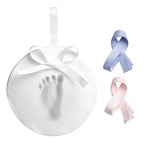 Pearhead Babyprints Hand or Footprint Keepsake, DIY Ornament Kit, Year-Round, Christmas