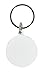 10 Pieces White Blank Polymer Craft Round Dog Tag Key Chain Sublimation Dye Heat Thermal Transfer 1,5´´ x 1,5´´ (3.5 x 3.5 X 0,2 cm)