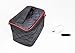 JekLoui Large Travel Makeup Bag – Tall & Quilted Cosmetic Organizer Bag Train Case with Handle On-Top Portable Toiletry Bag