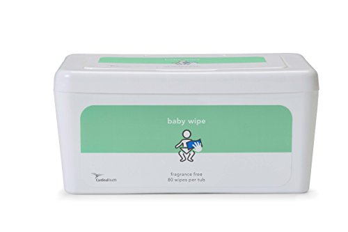 Cardinal Health 2BWSU-80 Baby Wipe Fragrance Free, 12 packs of 80