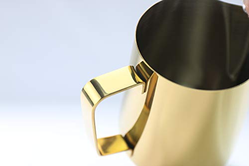 Barista Legends® Milchkännchen Edelstahl 600ml - mit speziellem Latte Art Ausguss - Milchkanne für Hobby Barista in beeindruckenden Farben – Bild 6