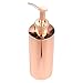 Juvale Soap Dispenser Pump Bottle - Hammered Copper Plated Liquid Soap and Lotion Dispenser for Kitchen and Bathroom, 12 Fluid Ounces