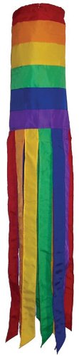 In the Breeze Rainbow Column Windsock, 40-Inch