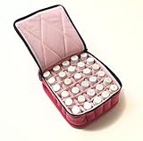 30-Bottle Essential Oil Carrying Case for 15ml and 30ml bottles - Fuschia w/Soft Pink interior - 4