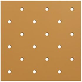 Orfit Colors NS, 18" x 24" x 1/8", mini perforated 3.5%, gold, metallic