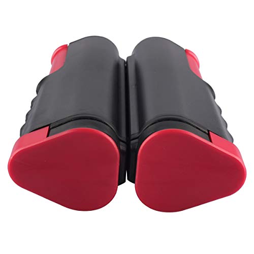 NKTM Retractable Table Tennis Nets Post Set Replacement, Adjustable Any Table Anywhere