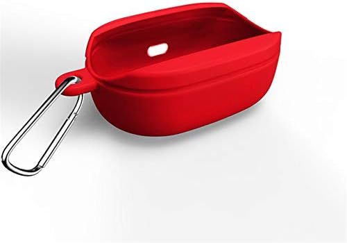 OUYAWEI Earphone Protective Cover with Ring for Xiaomi Mi Redmi Airdots Youth Silicone Case on The Xiomi Mi Air Dots Youth red