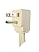 Go Green Power Inc. 15ft Appliance Cord, Beige - 14/3 SPT, Heavy Duty, Grounded Plug, Kink-Free, 3 Prong Right Angle Plug Protects Against Accidental Disconnection, Ideal for Large Indoor Appliances