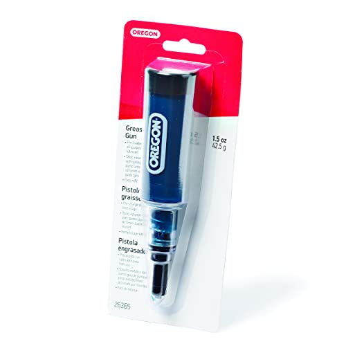 Oregon Grease Gun for Chainsaws, Pre Loaded All Purpose Lubricant, Easy
