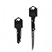 VIOLET JEWELLERY 2 Pack Keychain Folding Pocket Key Knife (Black)