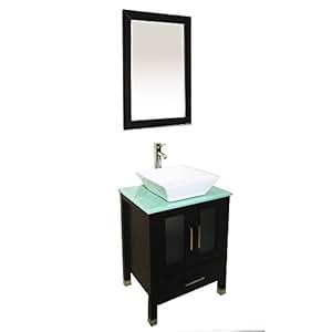 bathroom vanity sink vessel wood