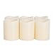 Kohree Real Wax Flameless Candles with Built-in Daily-Cycle Timer, Outdoor Battery Operated Led Candles Light - 6 Set Votive Candles, Yellow, Melted Edge