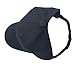 Backless Ponytail Hats Pony tail Caps Baseball for Women (Black)